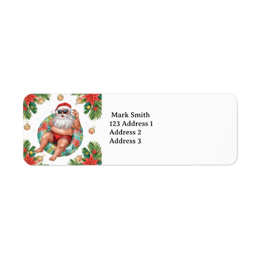 Santa Claus Weihnachtspoolparty (Vorne)