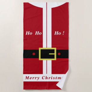 Santa Claus Weihnachtsstrand Handtuch