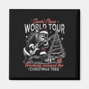 Santa Claus Welt-Tour Rocking Around The Christma Magnet