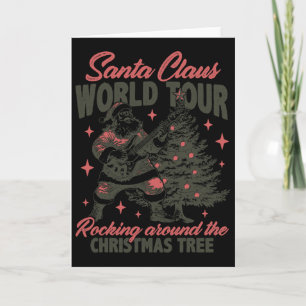 Santa Claus Welt-Tournee Rocking Around The Christ Karte