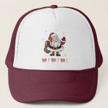 Santa Claus White und Maroon Trucker Hat