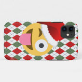 santa claus wink emoji Case-Mate iPhone hülle (Rückseite (Horizontal))