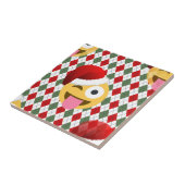 santa claus wink emoji fliese (Seite)