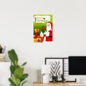 Santa Claus with gifts Poster (Heimbüro)