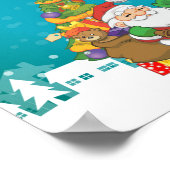Santa Claus with Ohrfeigen Poster (Ecke)