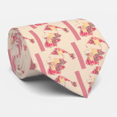 Santa Claus wordcloud Ho Ho Ho Krawatte (Gerollt)