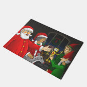 Santa Claus Workshop Fußmatte (Schrägansicht)