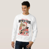 Santa Claus World Tour Cool Christmas Music Guitar Sweatshirt (Vorne ganz)