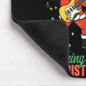 Santa Claus World Tour Rocking Around The Christma Mousepad (Ecke)