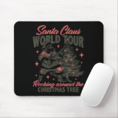 Santa Claus World Tour Rocking Around The Christma Mousepad (Mit Mouse)