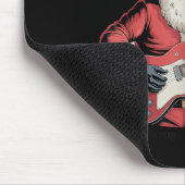 Santa Claus World Tour Rocking Around The Christma Mousepad (Ecke)