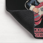 Santa Claus World Tour Rocking Around The Christma Mousepad (Ecke)