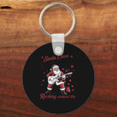 Santa Claus World Tour Rocking Around The Christma Schlüsselanhänger (Vorderseite)