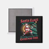 Santa Claus World Tour Rocking Magnet (Vorderseite/Rückseite)