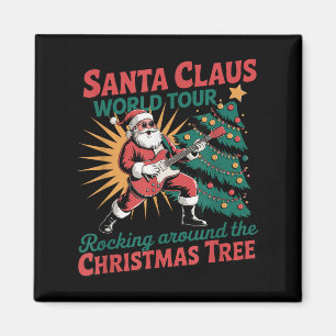 Santa Claus World Tour Rocking Magnet