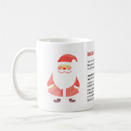 Santa Claus Wörterbuch Definition X-mas Lexikon Kaffeetasse