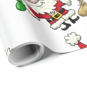 Santa Claus Wrapping Paper Geschenkpapier (Rolleneckpunkt)