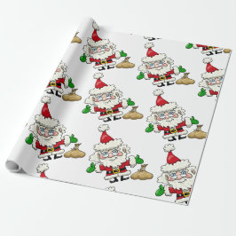Santa Claus Wrapping Paper Geschenkpapier