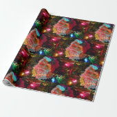 Santa Claus Wrapping Paper Geschenkpapier (Ungerollt)