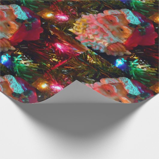 Santa Claus Wrapping Paper Geschenkpapier (Ecke)