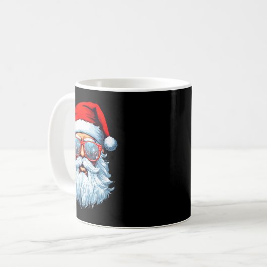Santa Claus Xmas Merry Christmas Navidad Winter Ho Kaffeetasse (Vorderseite Links)