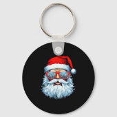 Santa Claus Xmas Merry Christmas Navidad Winter Ho Schlüsselanhänger (Vorderseite)