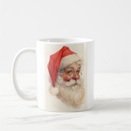 Santa Claus zeichnend Kaffeetasse