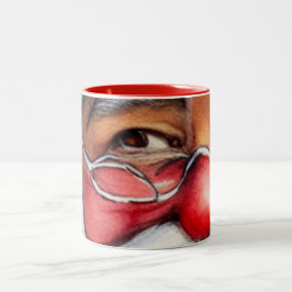 Santa Claus Zweifarbige Tasse