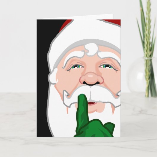 Santa Clause Cards Weihnachtsgrußkarte Feiertagskarte (Vorderseite)