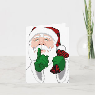 Santa Clause Cards Weihnachtsgrußkarte Feiertagskarte