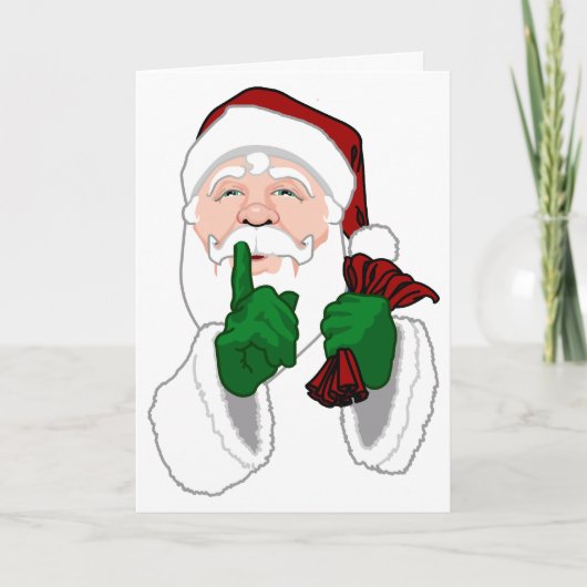 Santa Clause Cards Weihnachtsgrußkarte Feiertagskarte (Vorderseite)