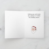 Santa Clause Cards Weihnachtsgrußkarte Feiertagskarte (Innenseite)