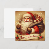 Santa Clause Feiertagskarte (Vorne/Hinten)