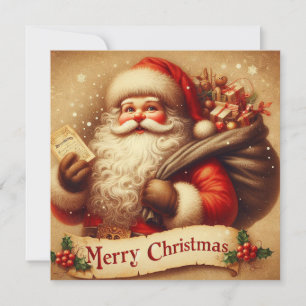 Santa Clause Feiertagskarte