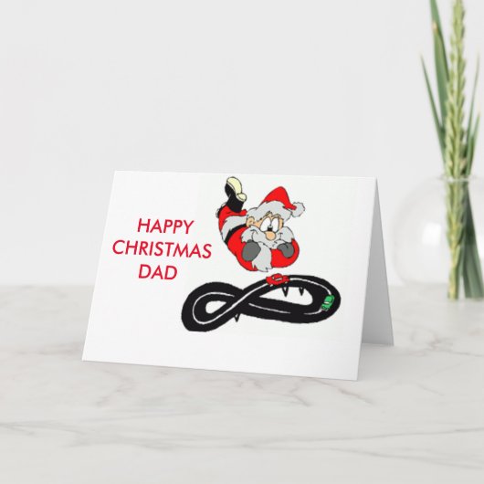 Santa Clause Feiertagskarte (Vorderseite)