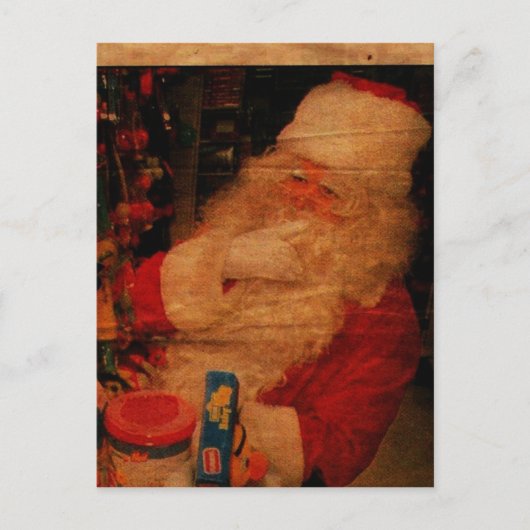 SANTA CLAUSE FEIERTAGSPOSTKARTE (Vorderseite)