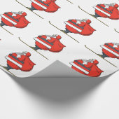 Santa Clause Geschenkpapier (Ecke)