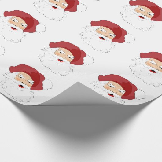 Santa Clause Geschenkpapier (Ecke)