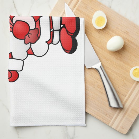 Santa Clause Handtuch (Viertel Falte)