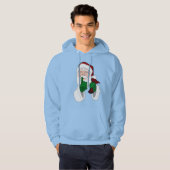 Santa Clause Hoodie Sweatshirt Santa Sweatshirts (Vorne ganz)