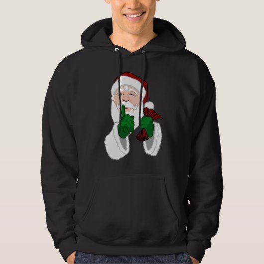 Santa Clause Hoodie Sweatshirt Santa Sweatshirts (Vorderseite)