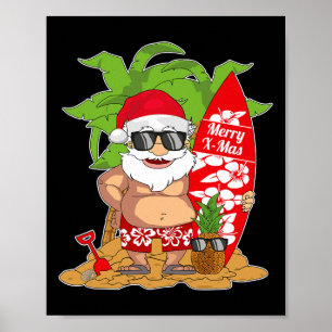 Santa Clause I Sommerferien I Weihnachten im Juli Poster