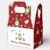 Santa Clause-Muster Geschenkschachtel (Offen)