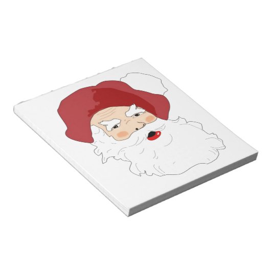 Santa Clause Notizblock (angewinkelt)