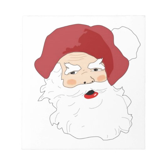 Santa Clause Notizblock (Vorderseite)