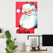 Santa Clause Poster Wall Art and Christmas (Heimbüro)