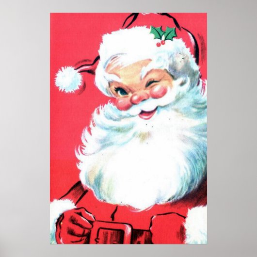 Santa Clause Poster Wall Art and Christmas (Vorne)