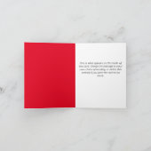 Santa Clause QR Code Design Funny Weihnachtskarte Karte (Innenseite)