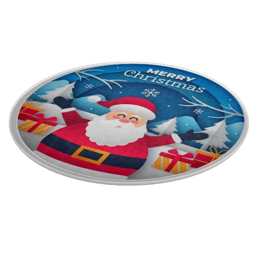 Santa Clause Schneidebrett (Ecke)