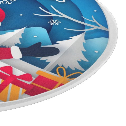 Santa Clause Schneidebrett (Ecke)